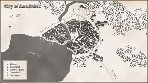 Medieval City Map Generator