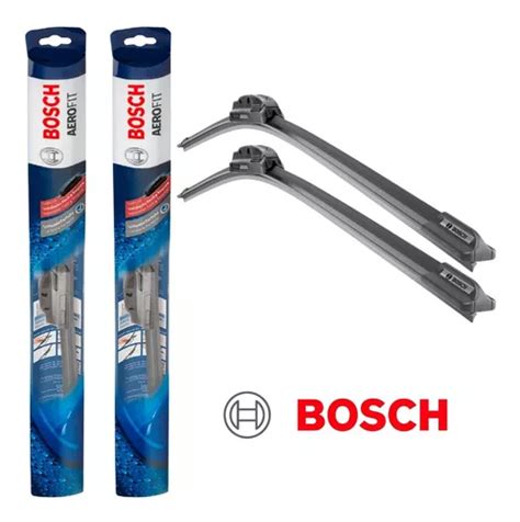 Par Palheta Limpador De Parabrisa Original Bosch Aerofit Escorrega O