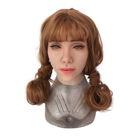 Buy Yuewenkathy Female Face Realistic Silicone Head For Crossdresser