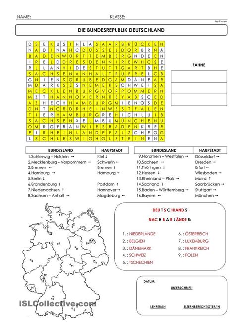 Deutschland Raetsel L Sung Lernen Tipps Schule Deutsch Unterricht Daf