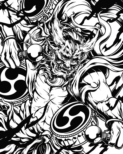 Raijin Japan Tattoo Design Japanese Tattoo Designs Japanese Tattoo Art