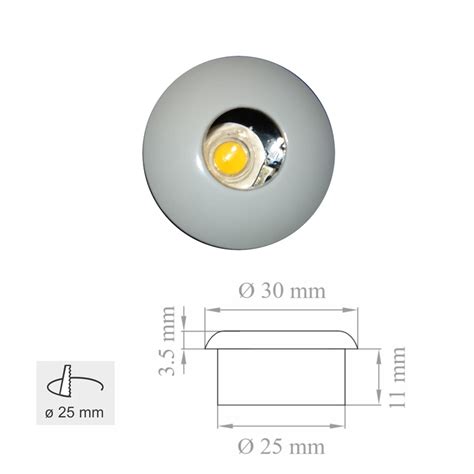 Mini Faretti Led Da Incasso W Luce Calda K Colore Bianco Angolo