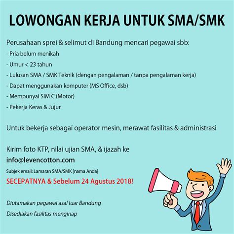 Lowongan Kerja Online Untuk Pelajar Sma Loker