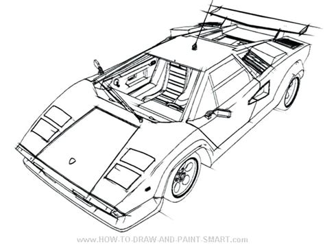 Lamborghini Drawing Outline at GetDrawings | Free download