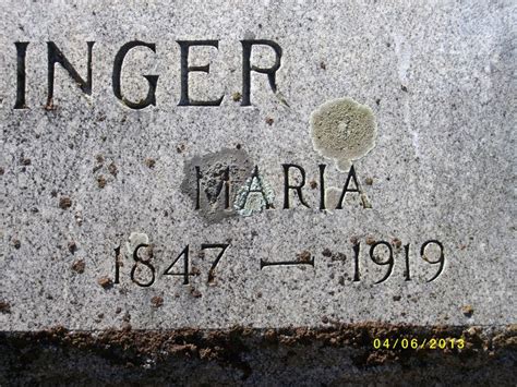 Maria Hughes Sindlinger Find A Grave Memorial