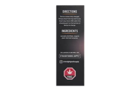 Buy Straight Goods Strawberry Cough 2g Disposable Pen Sativa Online