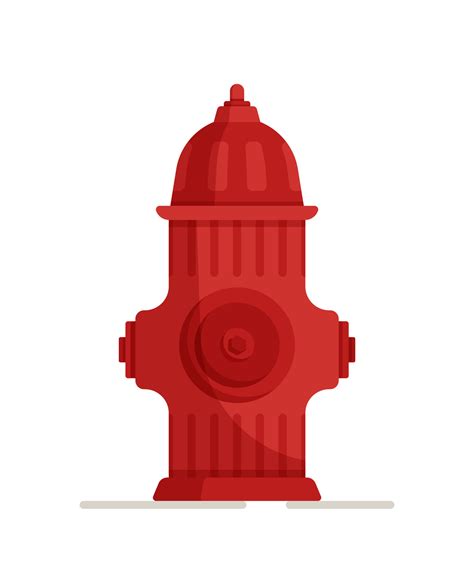 Tool Used By Firefighters To Extinguish Flames Vector Illustration Of Fire Hydrant Isolated On