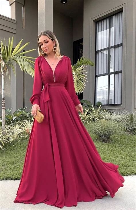 Vestidos Marsala Modelos Deslumbrantes Para Arrasar