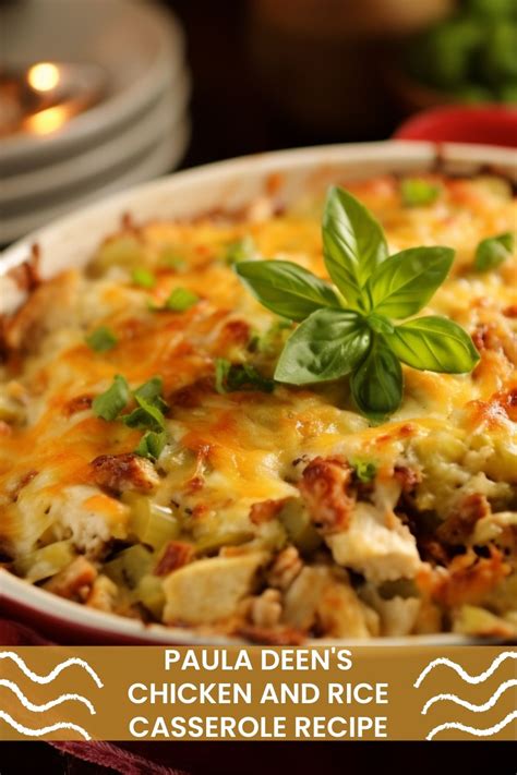 Paula Deen S Chicken And Rice Casserole Recipe