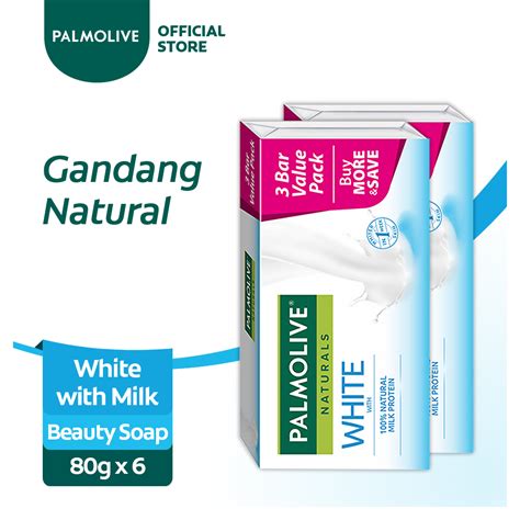 Palmolive Naturals Energizing Glow Bar Soap With Milk Protein For