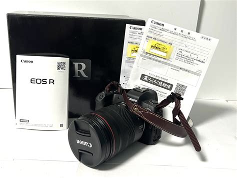 【目立った傷や汚れなし】【美品】canon キャノン デジタル一眼レフ Eos R Rf24 105mm F4 Lレンズ Is Usm 本体