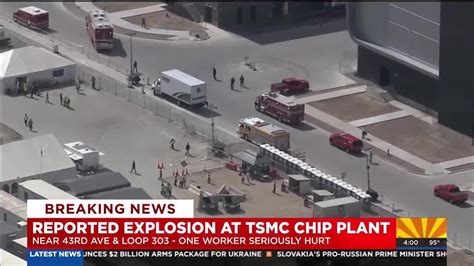 One Worker Hurt After Reported Explosion At TSMC Chip Plant YouTube