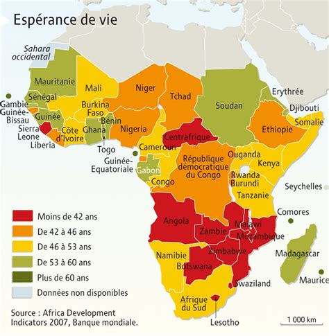 Afrique Subsaharienne Voyage Carte Plan