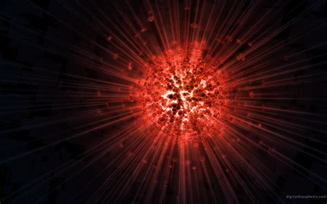 Wallpaper Sunlight Digital Art Space Sparkler Circle Explosion