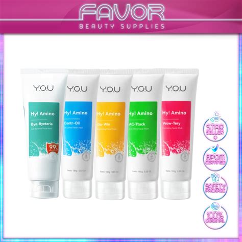 Jual Y O U Hy Amino Facial Wash Series 100 Gr Sabun Pencuci Wajah