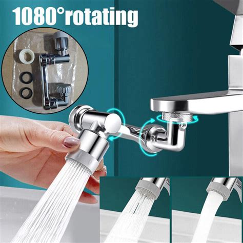 1080 Degree Swivel Faucet Extender Robotic Arm Universal Faucet