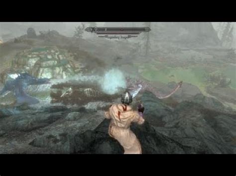 Skyrim 4 Dragons And Miraak Against A Legendary Dragon YouTube