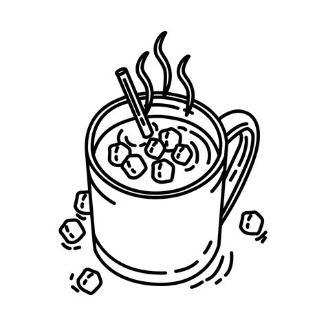 Make Homemade Hot Chocolate Icon Doodle Hand Drawn Or Outline Icon