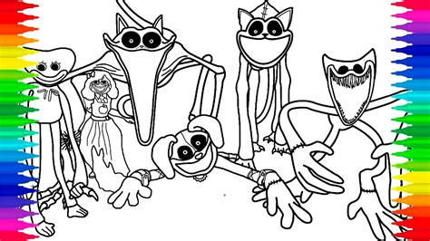 Poppy Playtime Chapter 3 New Coloring Pages How To Color All New Big