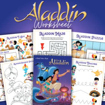 Disney Aladdin Preschool Printables Worksheets And Activity Sheets