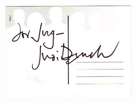 Rollenpostkarte Mit Eigenh Widmung Und Unterschrift Von Dench Judith