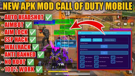 Cheat Call Of Duty Mobile Apk Mod Menu Codm Terbaru Aimbot Aim