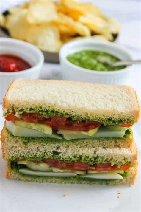 Mint Chutney Sandwich Recipe - Awesome Cuisine