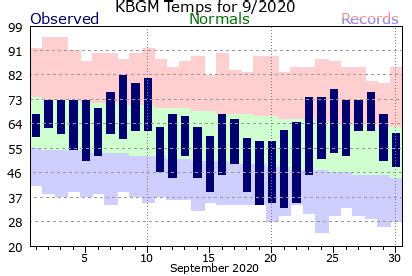 Local Month Year Temperature Precipitation Charts For Binghamton NY 2020