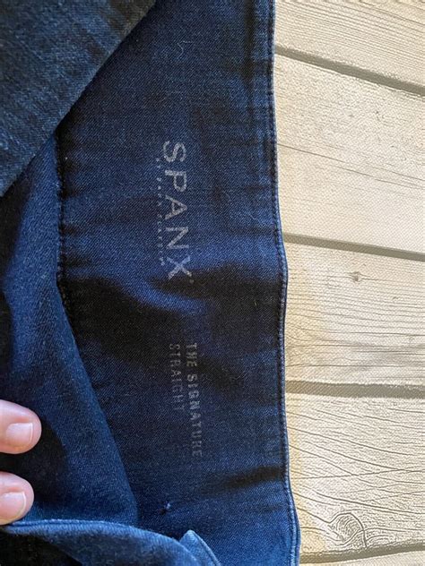 Spanx The Signature Straight Dark Blue Denim Stretch Gem