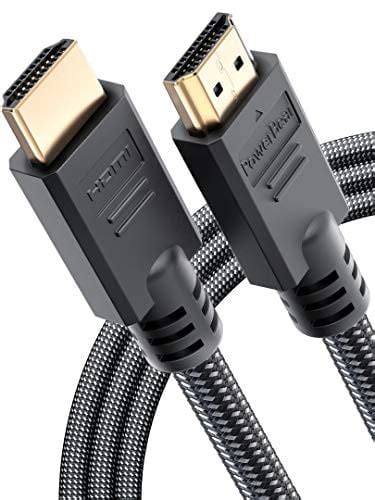 Powerbear K Hdmi Cable Ft High Speed Braided Gold Connectors