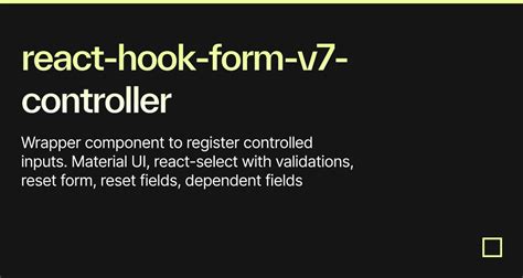 React Hook Form V Controller Codesandbox