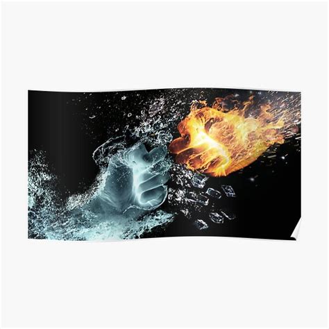 "FIRE AND ICE" Poster for Sale by 92objects | Redbubble