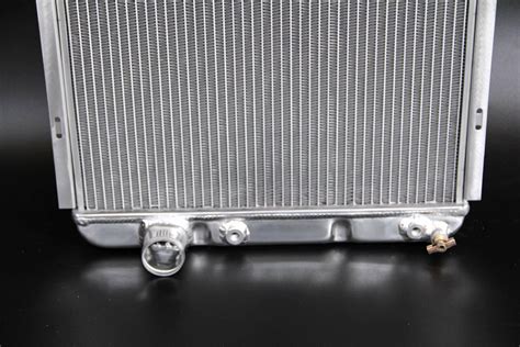 Kks Polished Row Aluminum Radiator For Ford Falcon Mustang