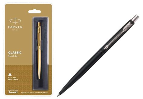 parker classic gold gt ball  classic matte black ct ball
