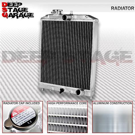 Purchase Aluminum Racing Dual Core Row Cooling Radiator Honda Civic