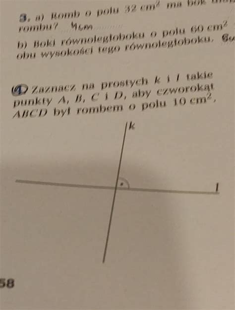 Zadanie 4 strona 58 matematyka klasa 6 Zadanie w załączniku Proszę