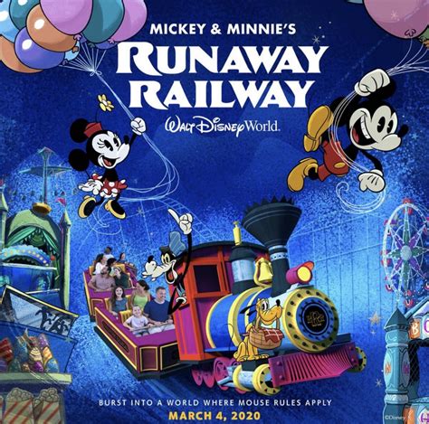 Mickey And Minnies Runaway Railway Opens March 4th The Dis