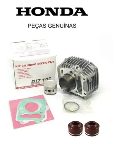 Kit Cilindro Motor Honda Biz 125 2009 A 2020 Original Hamp