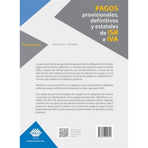 Pagos Provisionales Definitivos Y Estatales De Isr E Iva