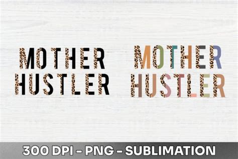 Mother Hustler Half Leopard Sublimation Graphic By Human Shadow