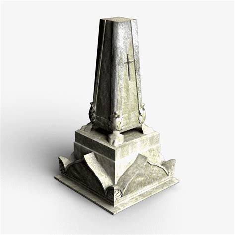 Tombstone 3d Model Cgtrader