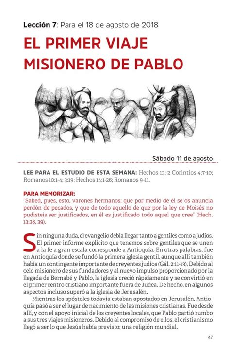 Lecci N El Primer Viaje Misionero De Pablo Pdf