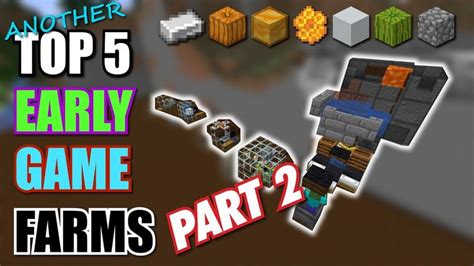 Top 5 Early Game Farms In Minecraft