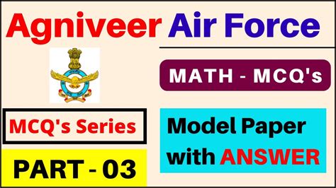 Agniveer Airforce Math Question Paper 2022 Agnipath Airforce