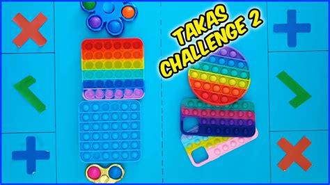 Tiktok Pop It Takas Challenge Fidget Pop It Trading Challenge