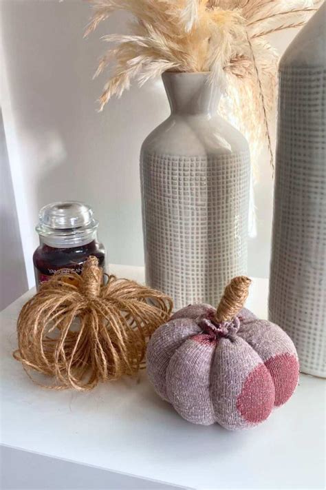 How To Make Diy Sock Pumpkins Tutorial And Video