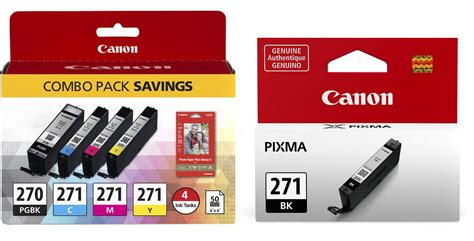 Canon Pgi Cli Cartridge Combo Pack With Glossy Ii Photo Paper