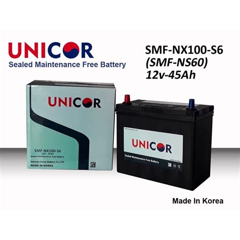 Jual Promo Aki Accu Baterai Battery Kering Mobil Merk Unicor Tipe