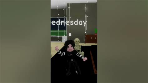 Wednesday Addams In Brookhaven Rp Roblox Shorts Youtube