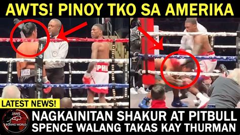 Breaking Pinoy Tko Sa Rnd Sa Amerika Nagkainitan Shakur At Pitbull